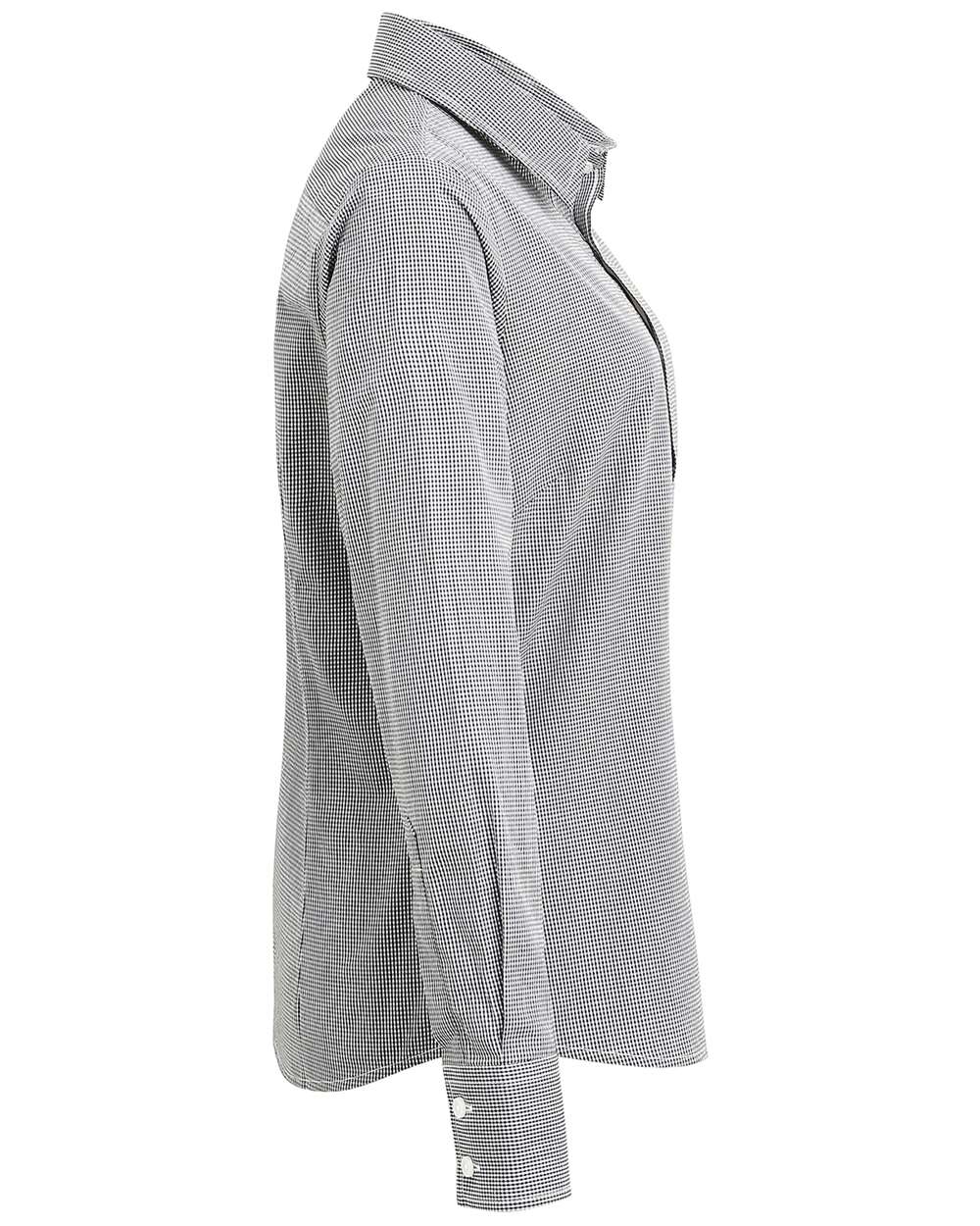 Artisan Collection by Reprime-RP320-Women's Microcheck Gingham Cotton Shirt - Image 4