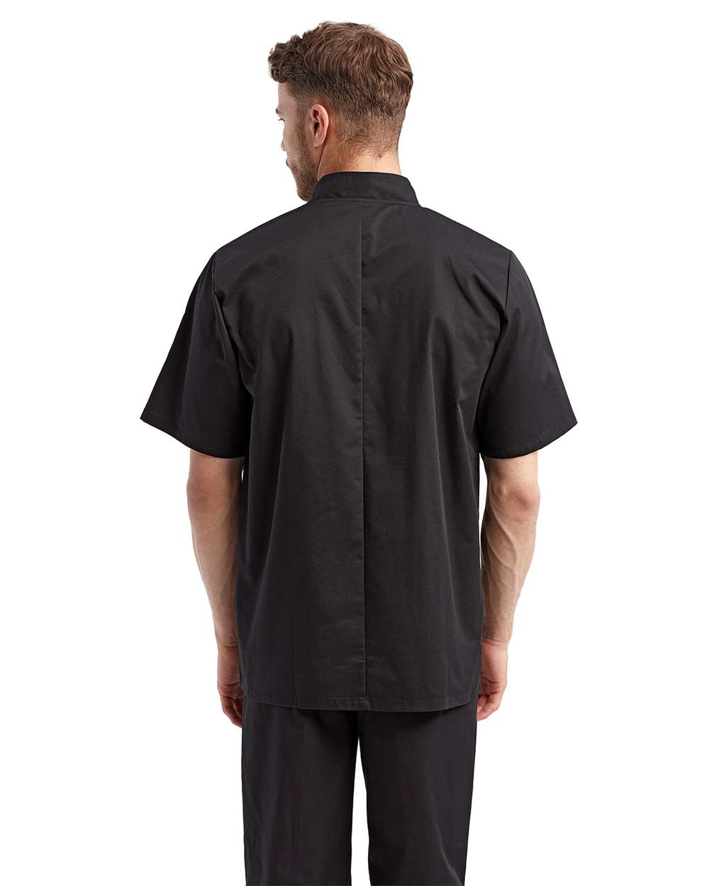 Artisan Collection by Reprime-RP656-Short Sleeve Recycled Chef Coat - Image 4