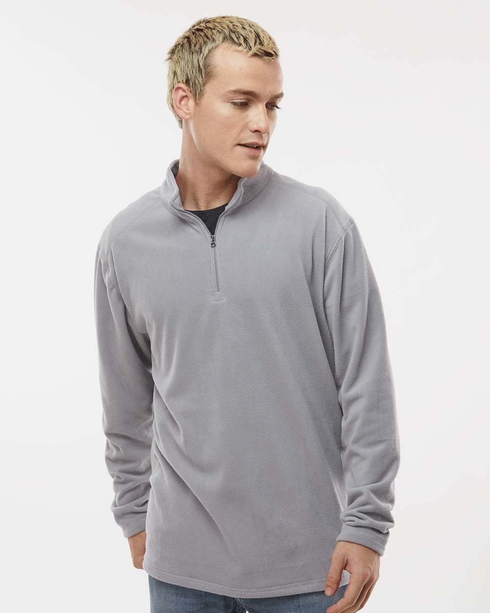 Augusta Sportswear-6863-Eco Revive™ Micro-Lite Fleece Quarter-Zip Pullover - Image 5
