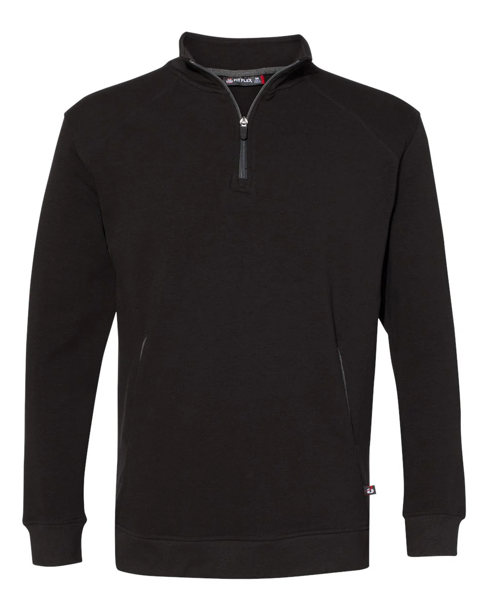 Badger-1060-FitFlex French Terry Quarter-Zip Sweatshirt - Image 2