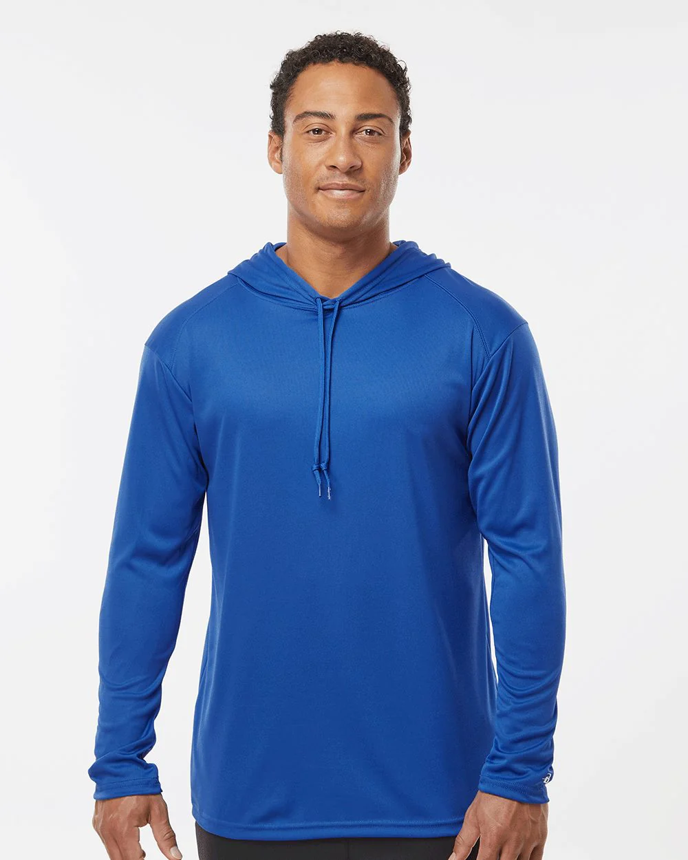Badger-4105-B-Core Hooded Long Sleeve T-Shirt