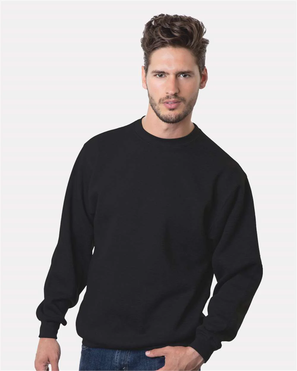 Bayside-1102-USA-Made Crewneck Sweatshirt - Image 5