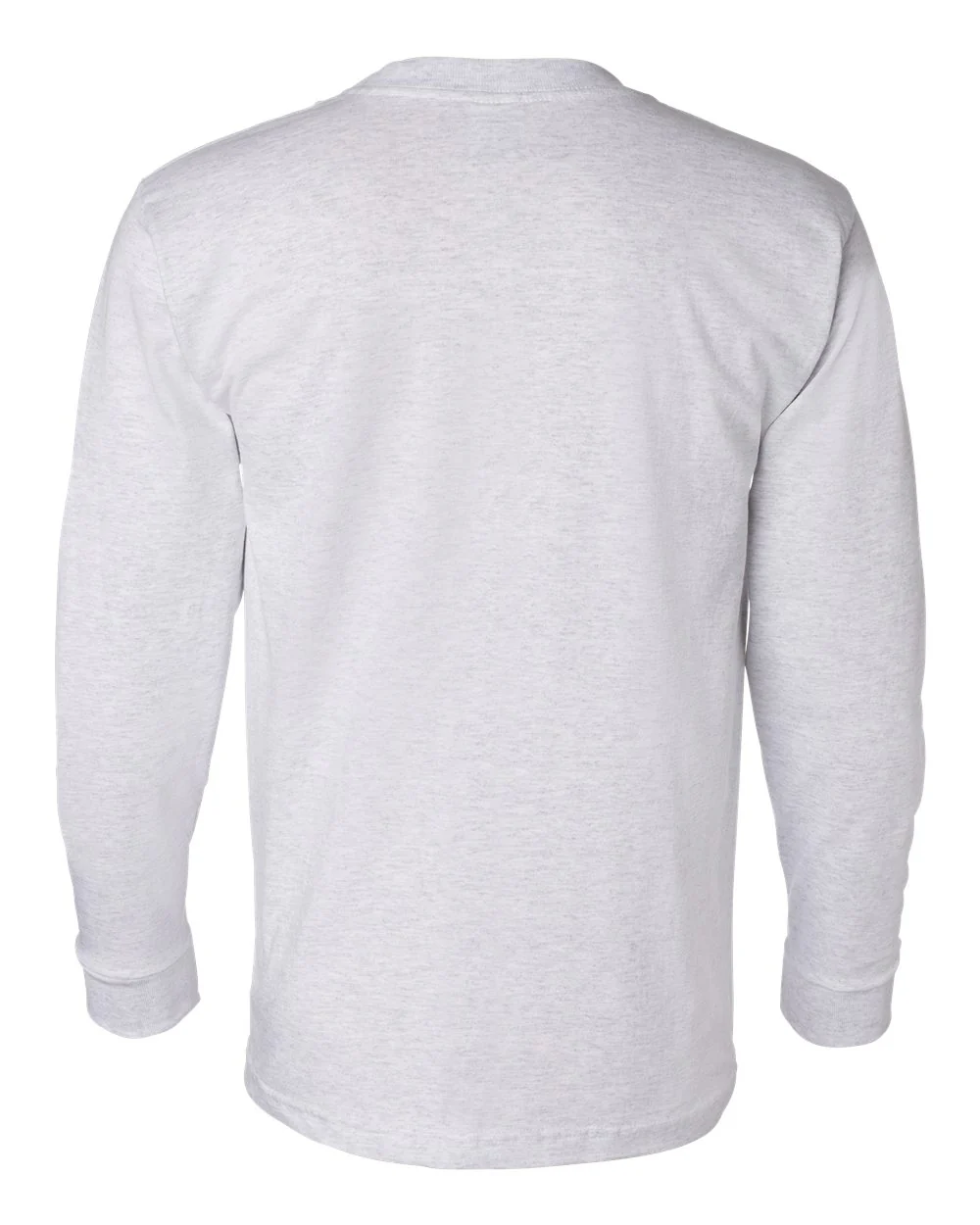 Bayside-8100-USA-Made Long Sleeve Pocket T-Shirt - Image 3