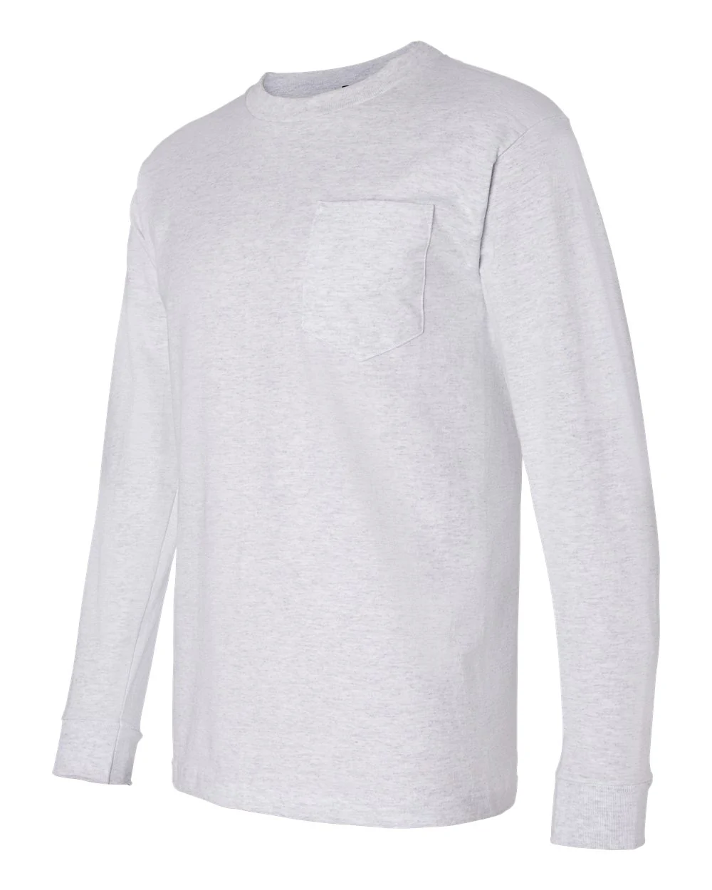 Bayside-8100-USA-Made Long Sleeve Pocket T-Shirt - Image 4