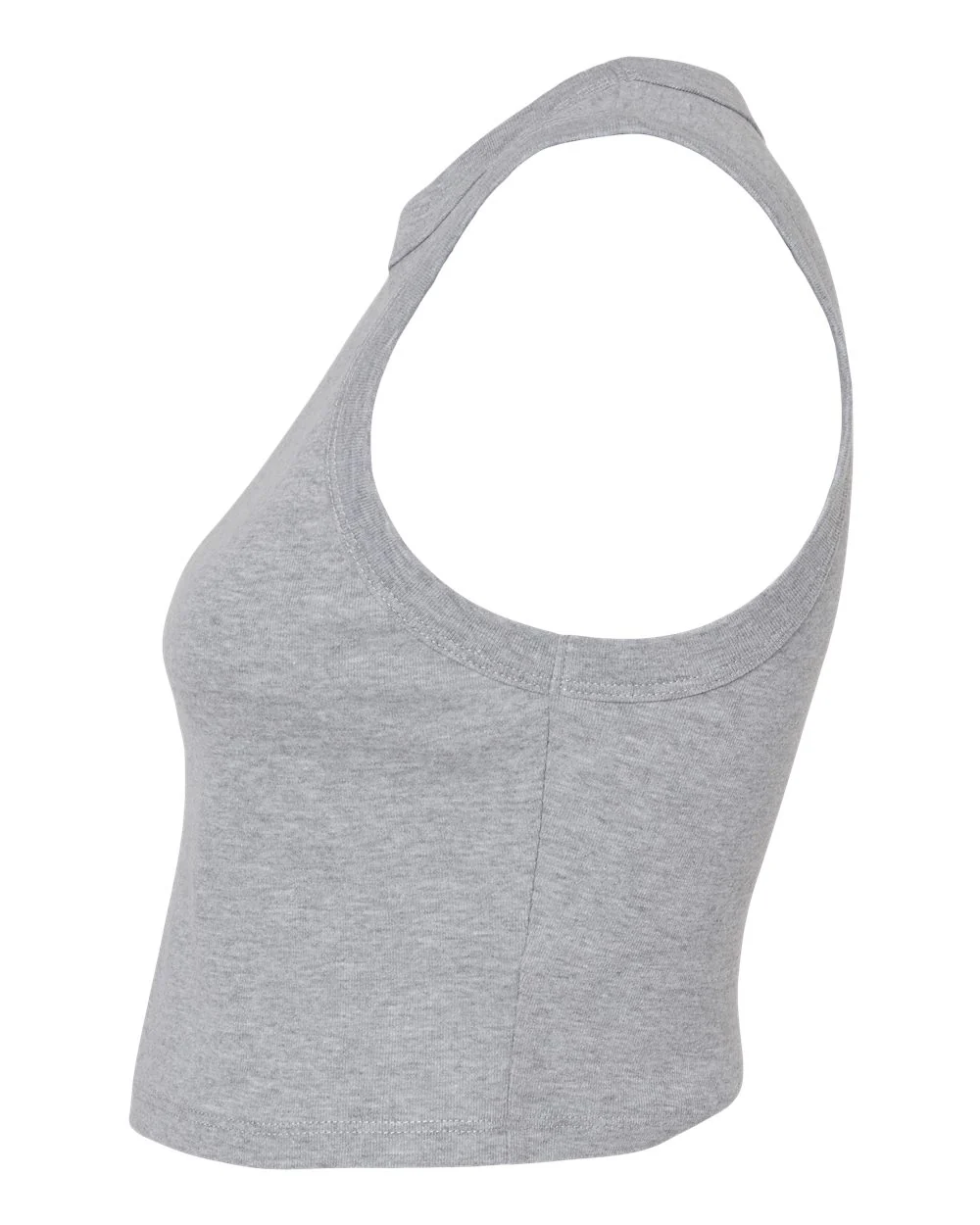 BELLA + CANVAS-1013-Women's Micro Rib Muscle Crop Tank - Image 4