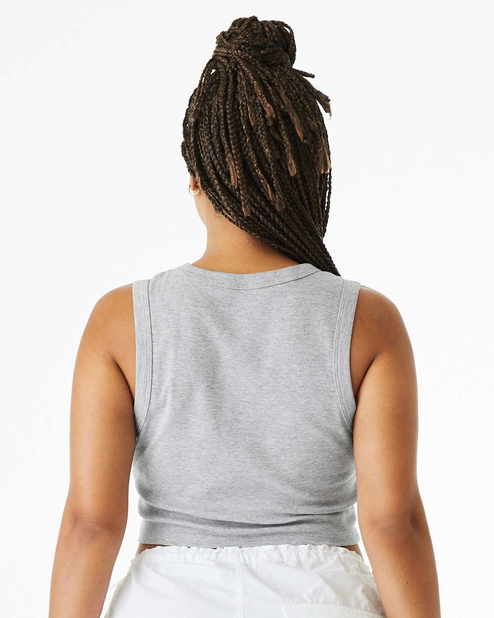 BELLA + CANVAS-1013-Women's Micro Rib Muscle Crop Tank - Image 7