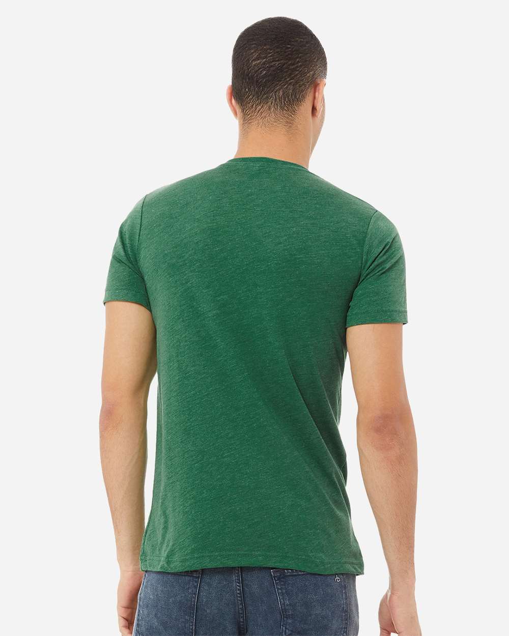 BELLA + CANVAS-3005CVC-Heather CVC V-Neck Tee - Image 34