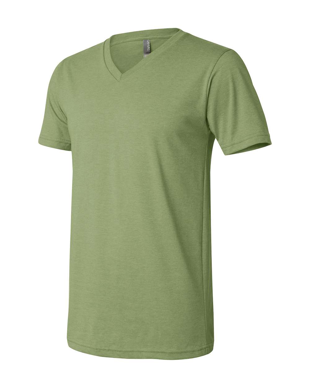 BELLA + CANVAS-3005CVC-Heather CVC V-Neck Tee - Image 37