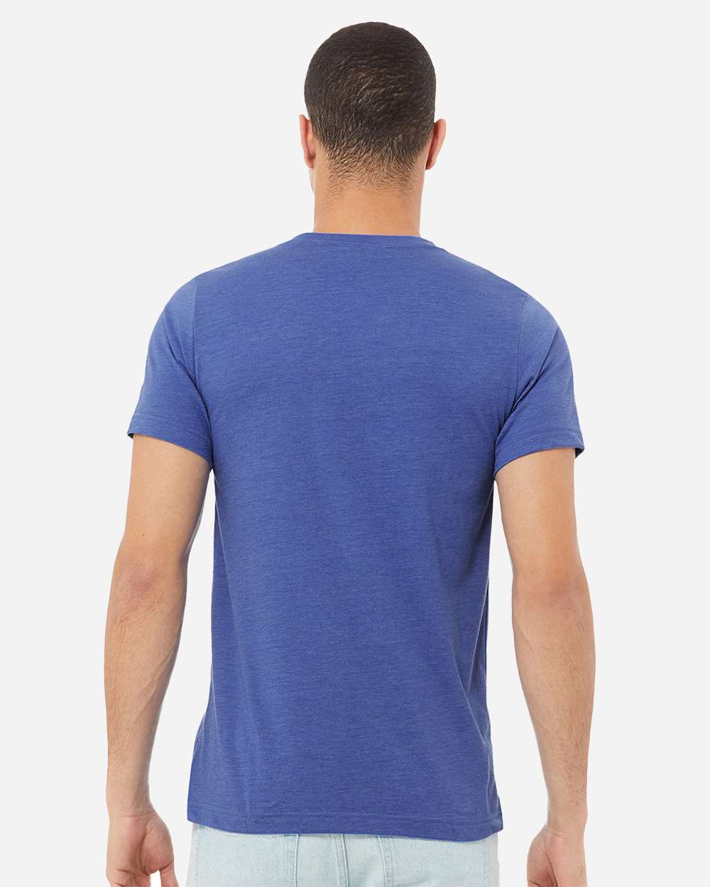 BELLA + CANVAS-3005CVC-Heather CVC V-Neck Tee - Image 67