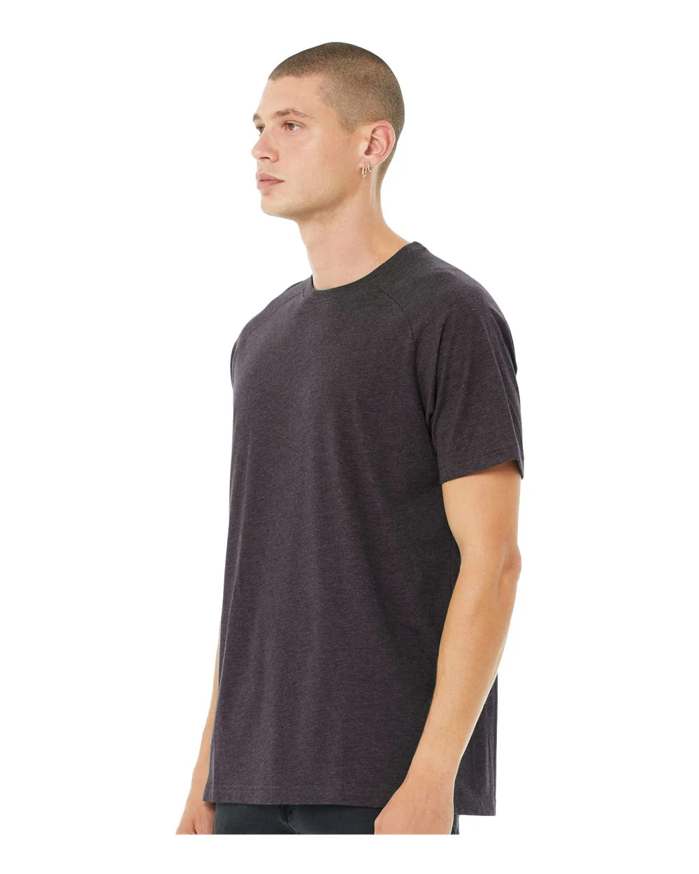 BELLA + CANVAS-3201-Heather CVC Raglan Tee - Image 15