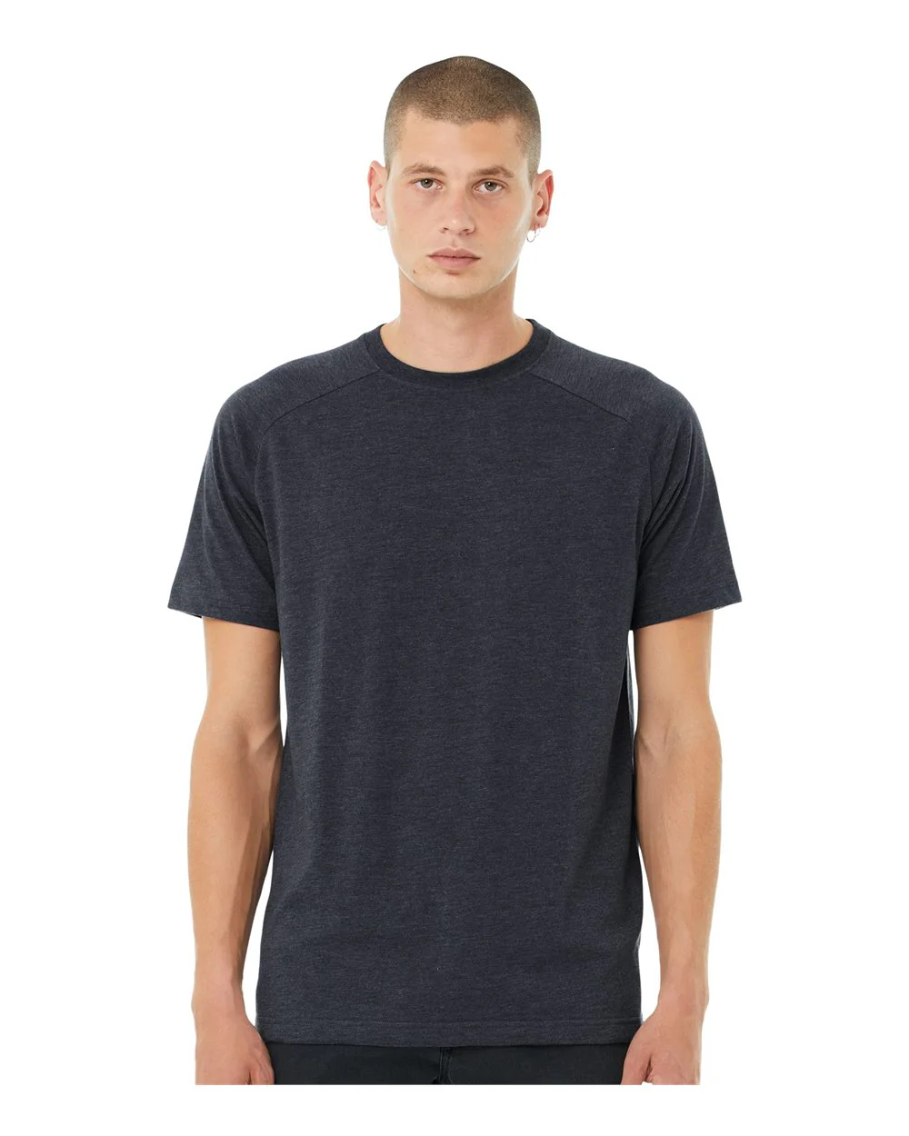 BELLA + CANVAS-3201-Heather CVC Raglan Tee - Image 32