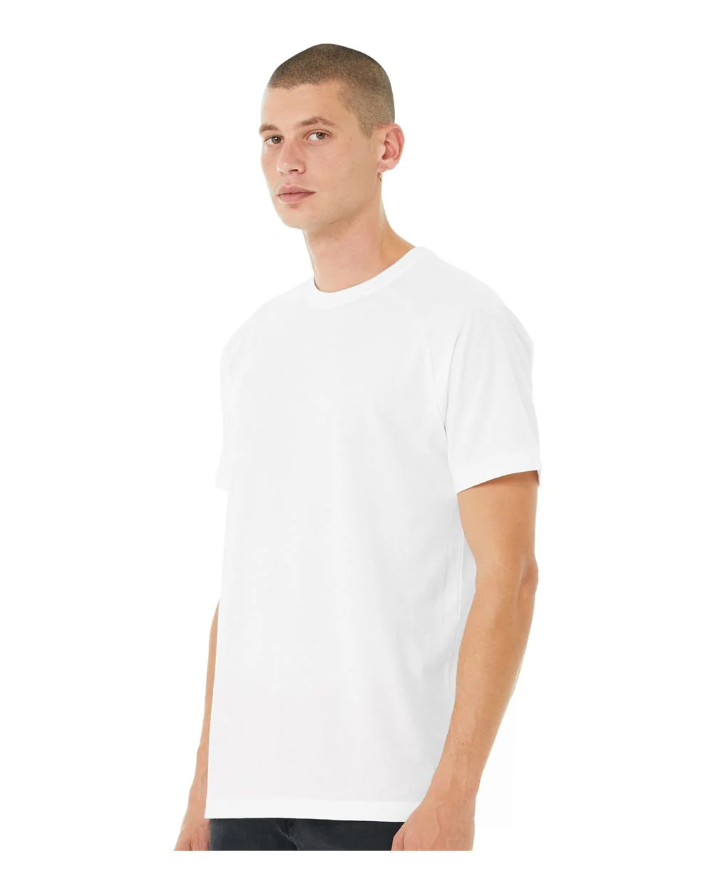 BELLA + CANVAS-3201-Heather CVC Raglan Tee - Image 51