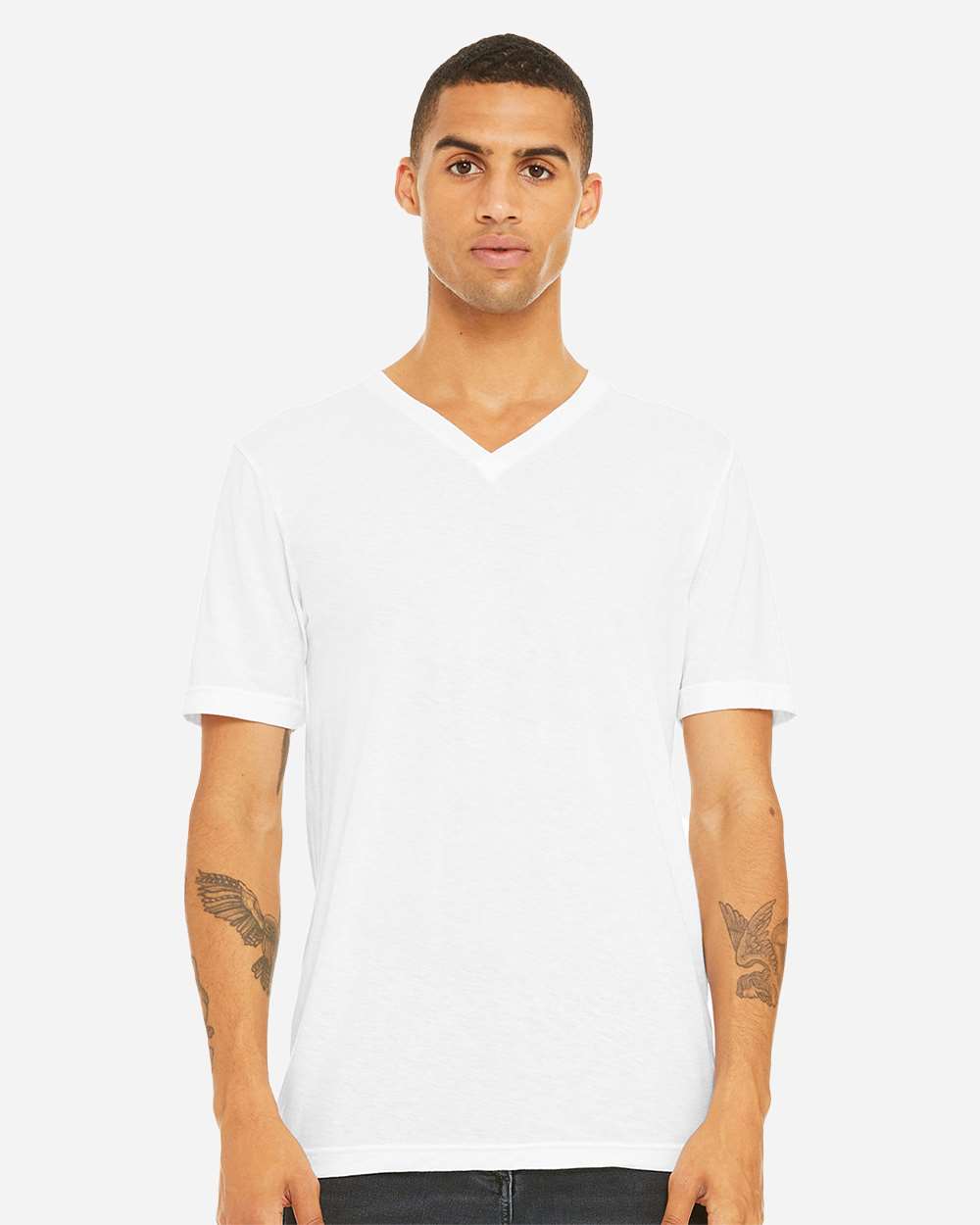 BELLA + CANVAS-3415-Triblend V-Neck Short Sleeve Tee - Image 66