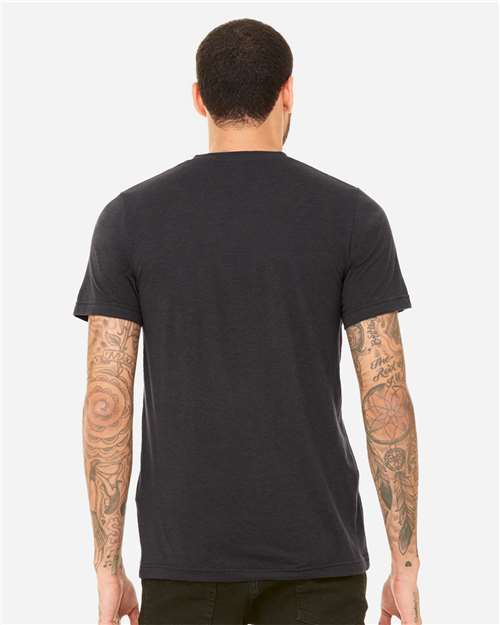 BELLA + CANVAS-3415-Triblend V-Neck Short Sleeve Tee - Image 98