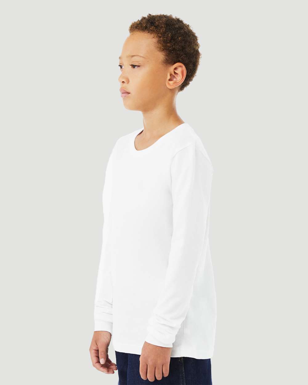 BELLA + CANVAS-3501YCVC-Youth Heather CVC Long Sleeve Tee - Image 45