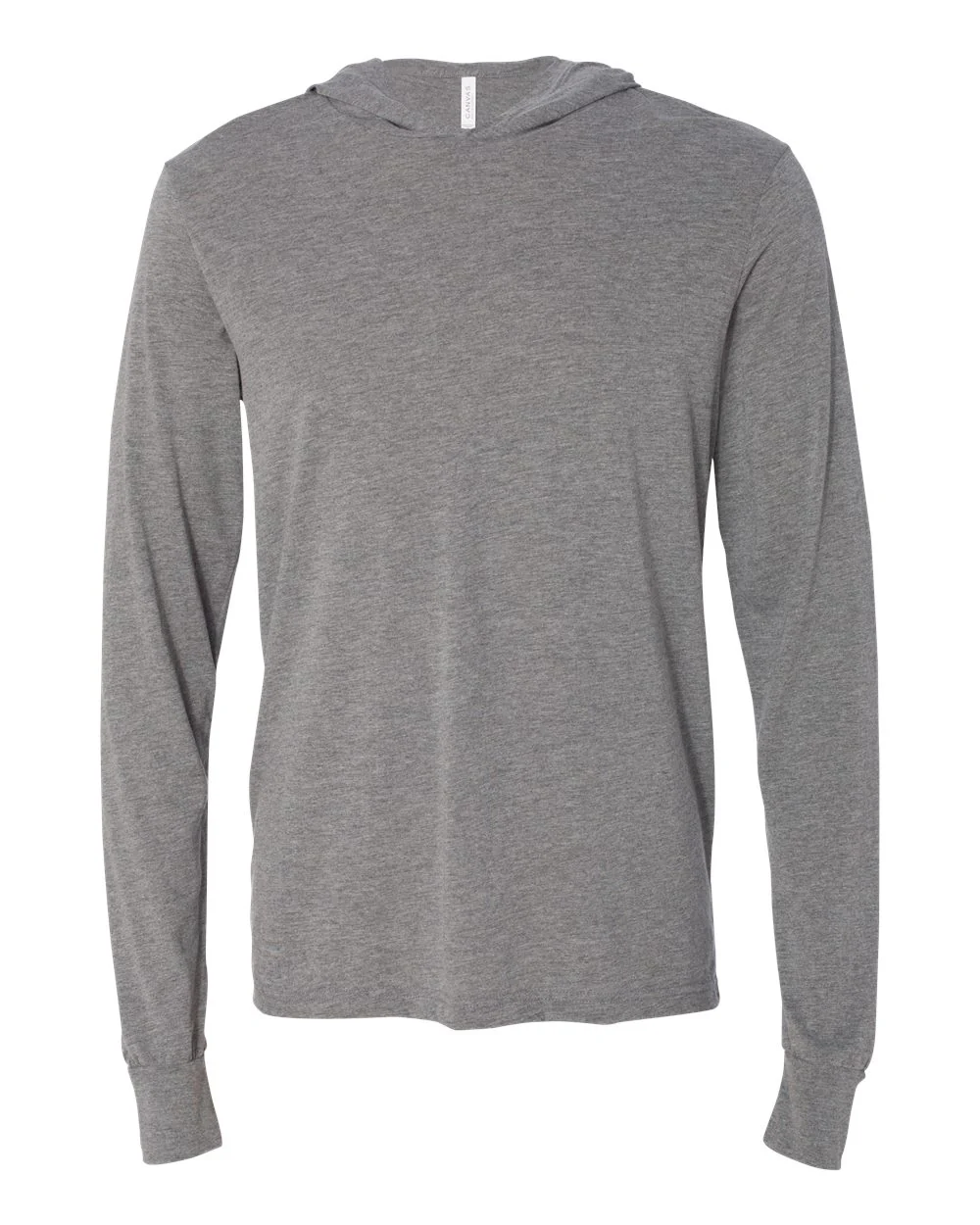 BELLA + CANVAS-3512-Jersey Hooded Long Sleeve Tee - Image 17