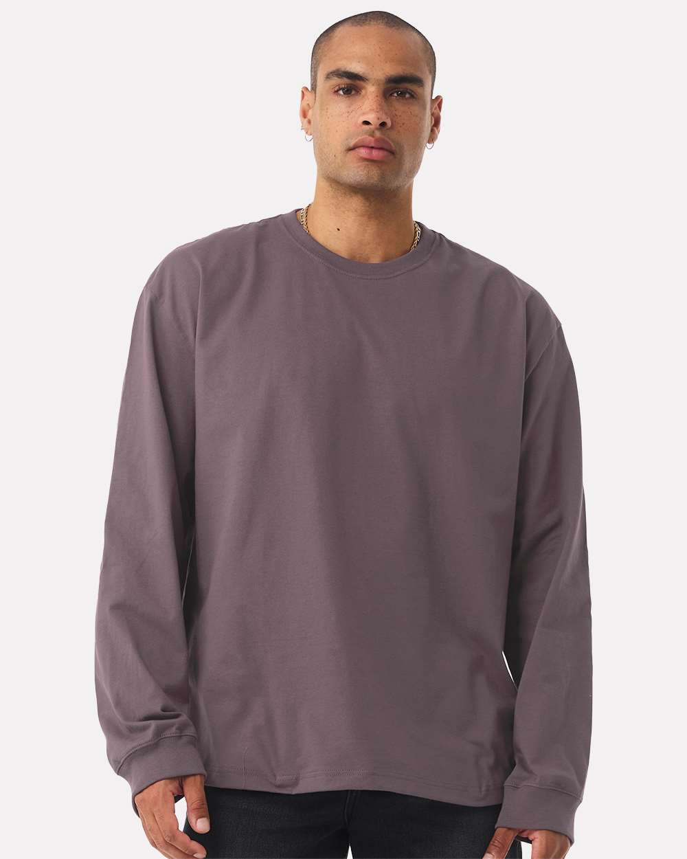 BELLA + CANVAS-4651-7.5 oz Heavyweight Long Sleeve Tee - Image 41
