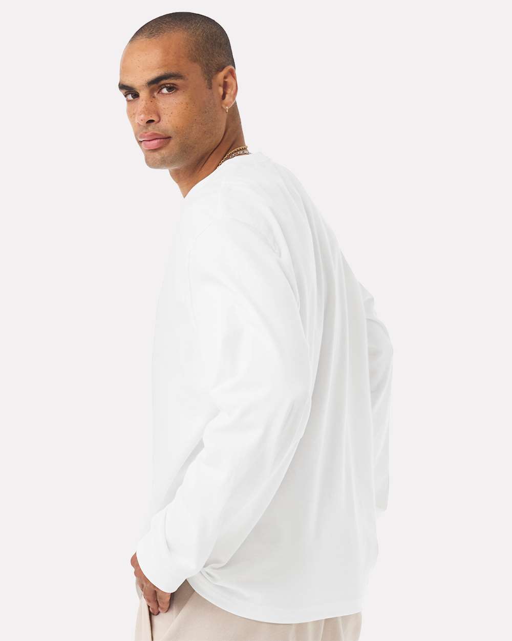 BELLA + CANVAS-4651-7.5 oz Heavyweight Long Sleeve Tee - Image 61