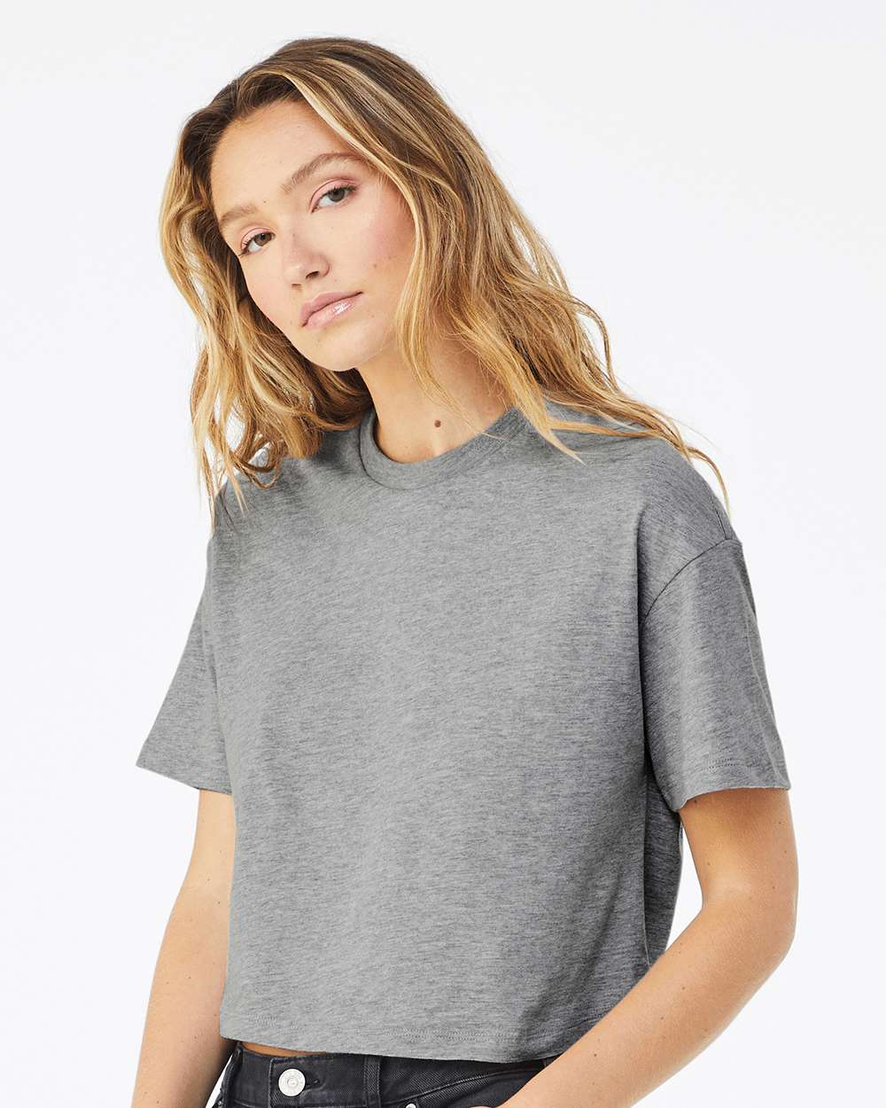 BELLA + CANVAS-6482-Women's Jersey Crop Tee - Image 6