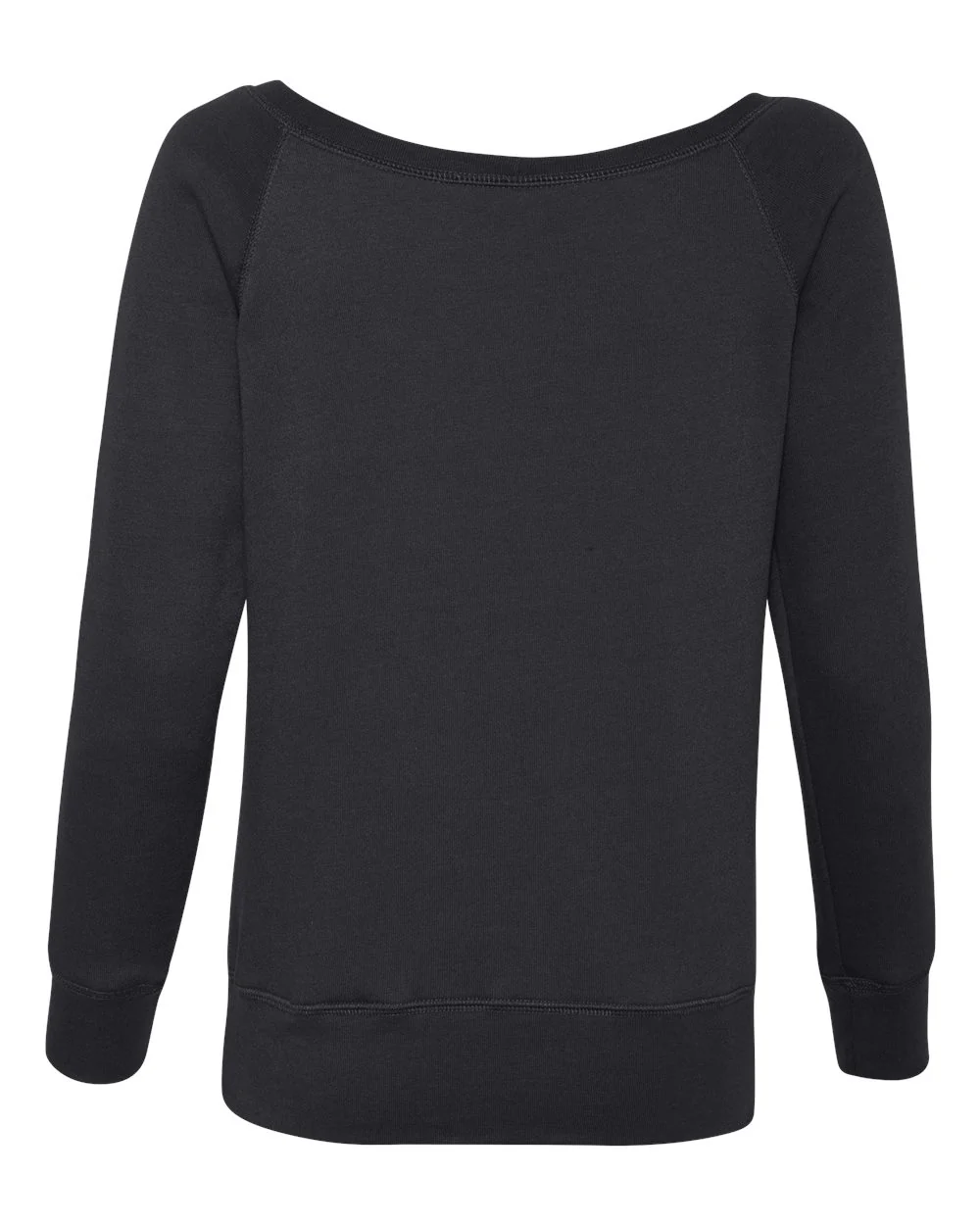BELLA + CANVAS-7501-Women’s Sponge Fleece Wide Neck Sweatshirt - Image 3