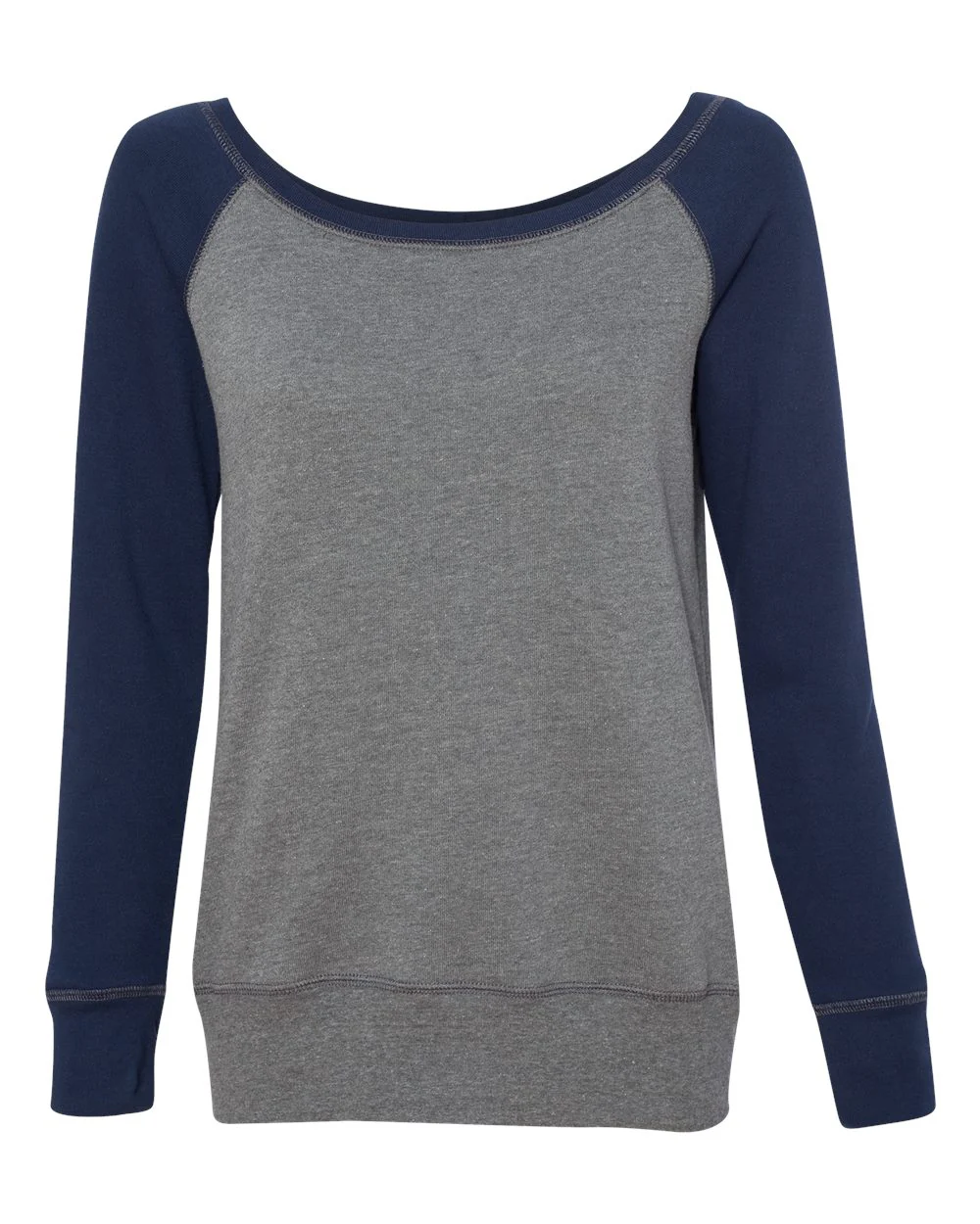 BELLA + CANVAS-7501-Women’s Sponge Fleece Wide Neck Sweatshirt - Image 5