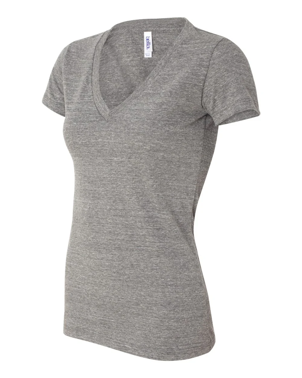 BELLA + CANVAS-8435-Women’s Triblend Deep V-Neck Tee - Image 19