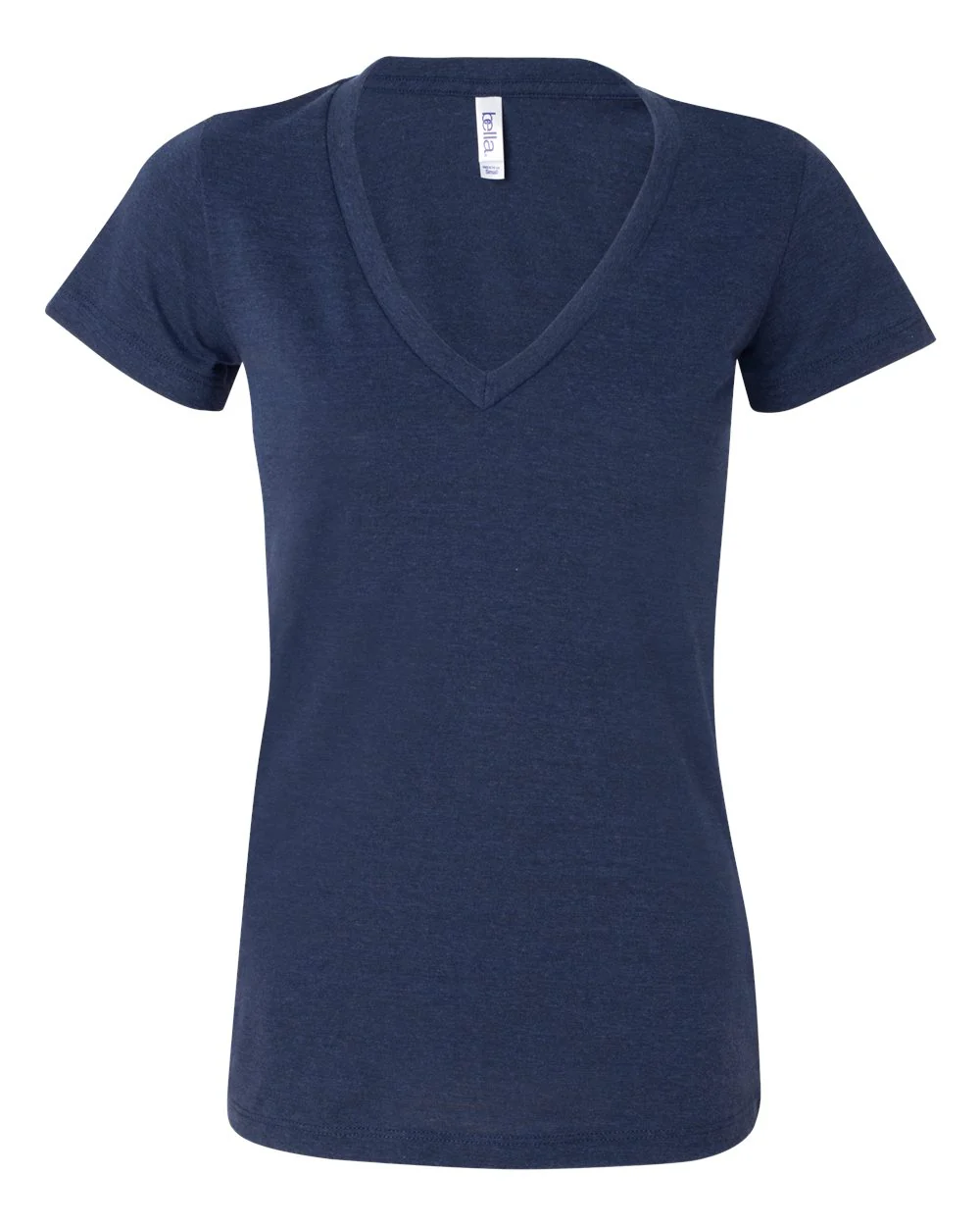 BELLA + CANVAS-8435-Women’s Triblend Deep V-Neck Tee - Image 20