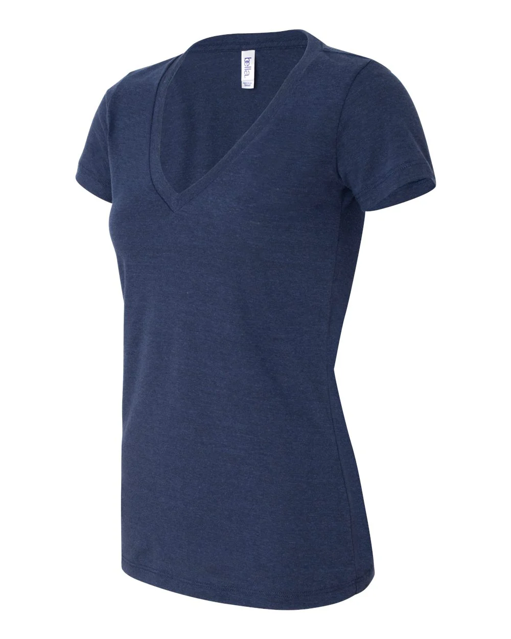 BELLA + CANVAS-8435-Women’s Triblend Deep V-Neck Tee - Image 22