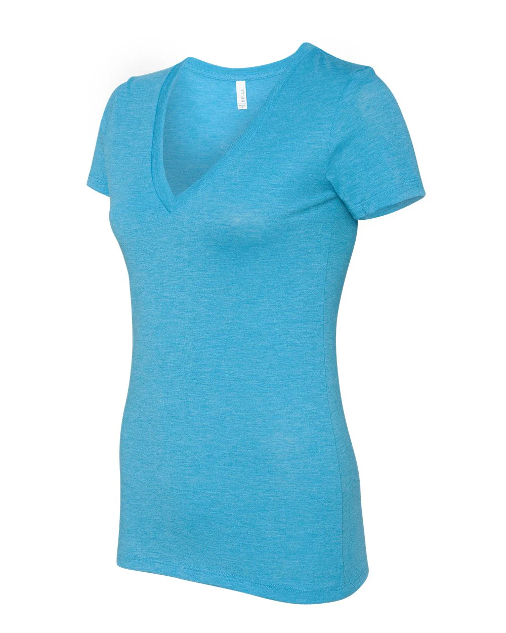 BELLA + CANVAS-8435-Women’s Triblend Deep V-Neck Tee - Image 4