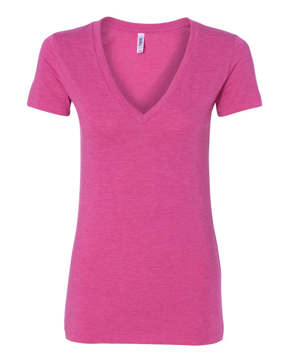 BELLA + CANVAS-8435-Women’s Triblend Deep V-Neck Tee - Image 5
