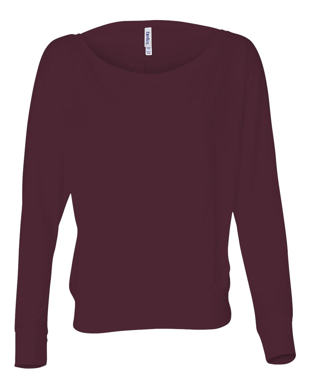 BELLA + CANVAS-8850-Women’s Flowy Off Shoulder Long Sleeve Tee - Image 11