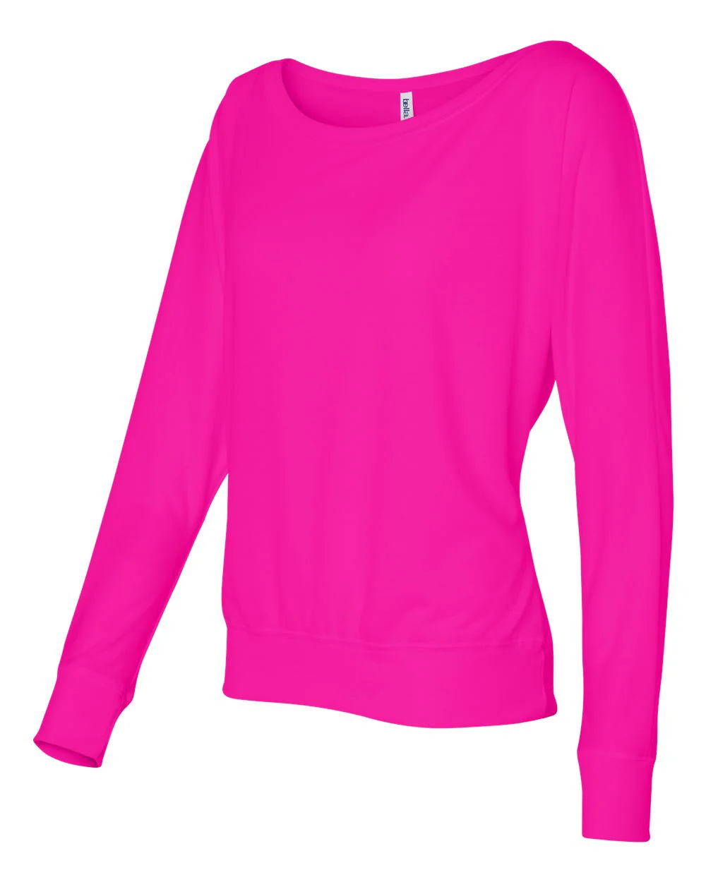 BELLA + CANVAS-8850-Women’s Flowy Off Shoulder Long Sleeve Tee - Image 16