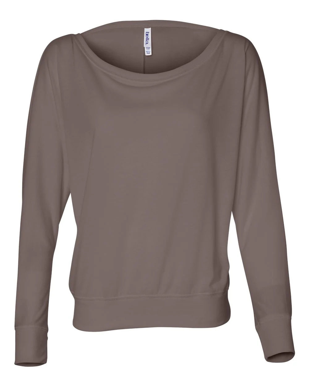 BELLA + CANVAS-8850-Women’s Flowy Off Shoulder Long Sleeve Tee - Image 17