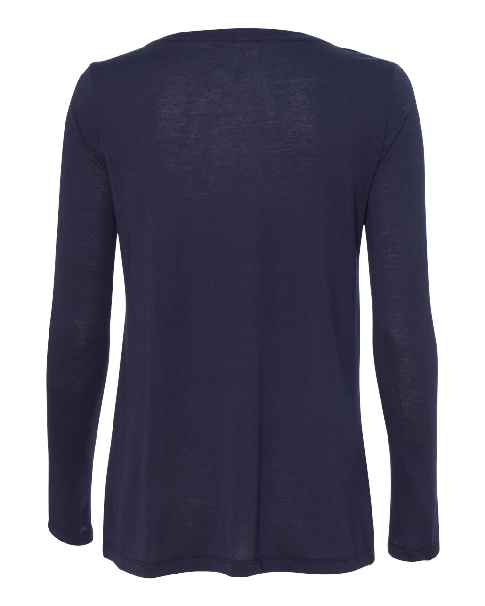 BELLA + CANVAS-8855-Women's Flowy Long Sleeve V-Neck Tee - Image 8