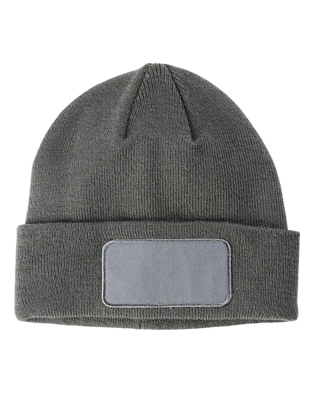 Big Accessories-BA527-Patch Beanie - Image 3