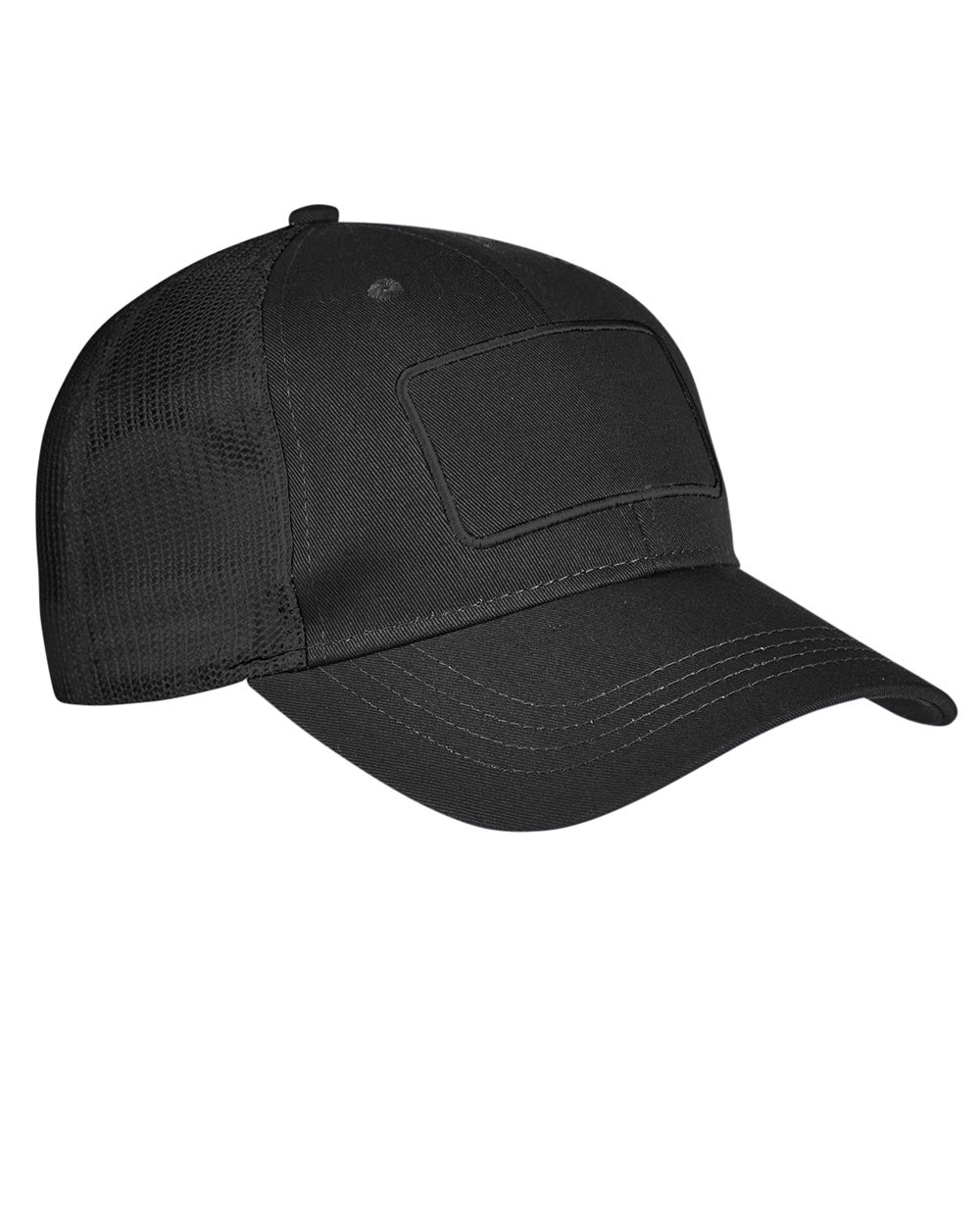 Big Accessories-BA656T-Patch Trucker Cap