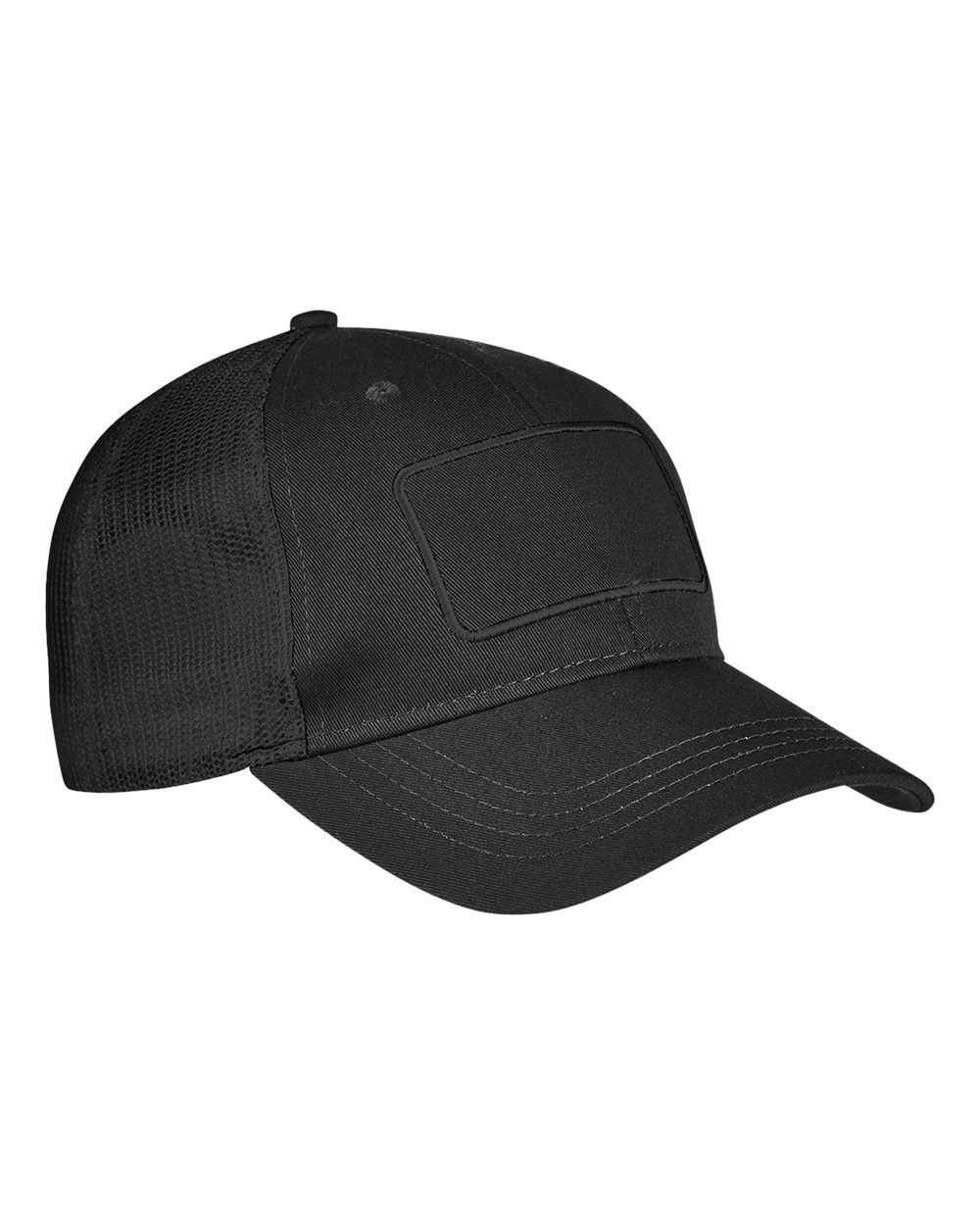 Big Accessories-BA656T-Patch Trucker Cap - Image 2