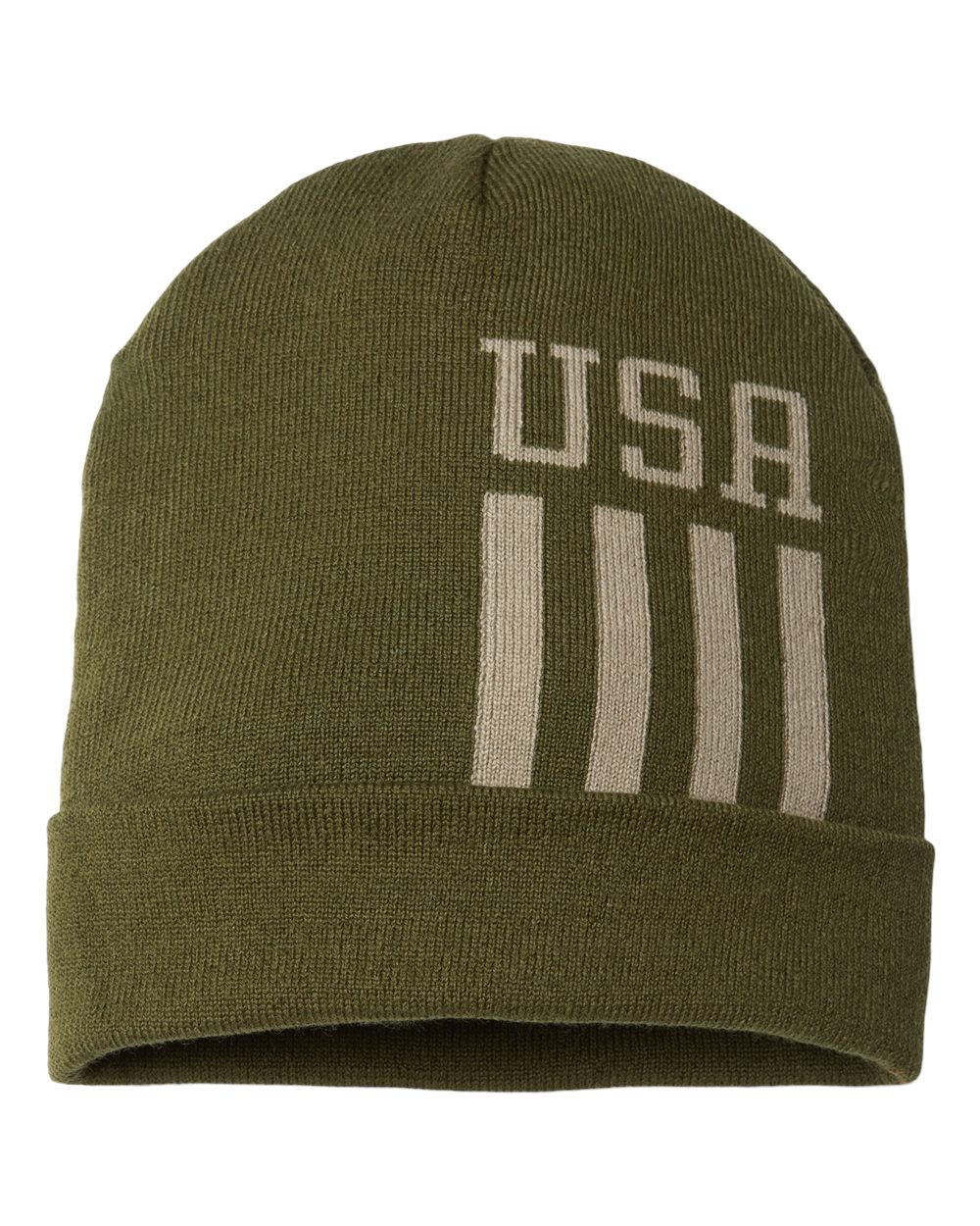 CAP AMERICA-RK12-USA-Made Patriotic Cuffed Beanie - Image 10