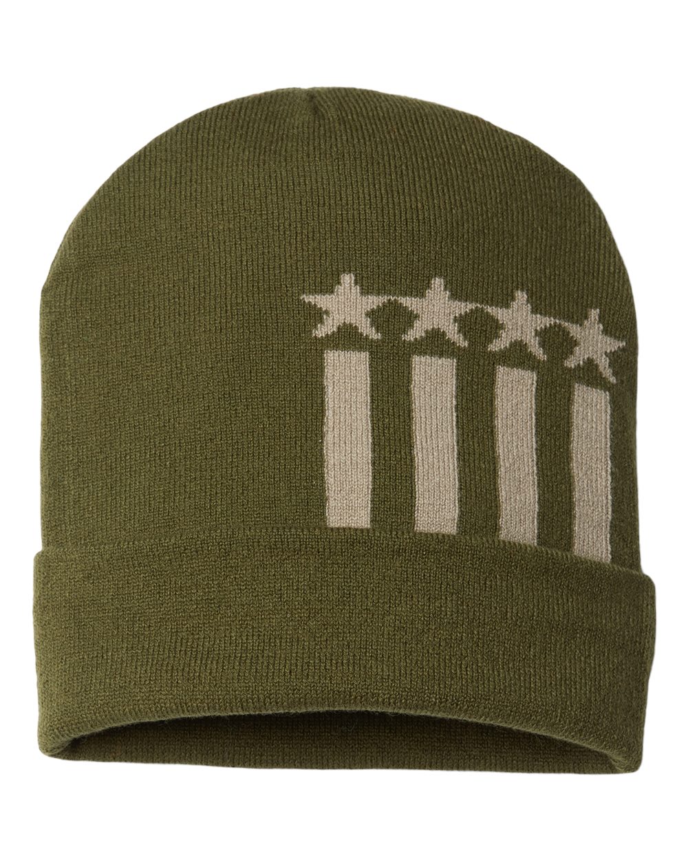 CAP AMERICA-RK12-USA-Made Patriotic Cuffed Beanie - Image 8