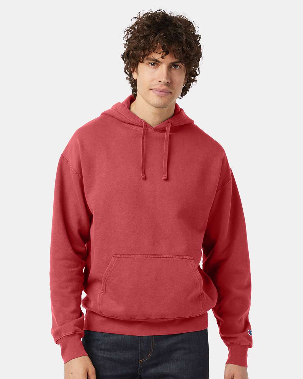 Champion-CD450-Garment-Dyed Hooded Sweatshirt - Image 17