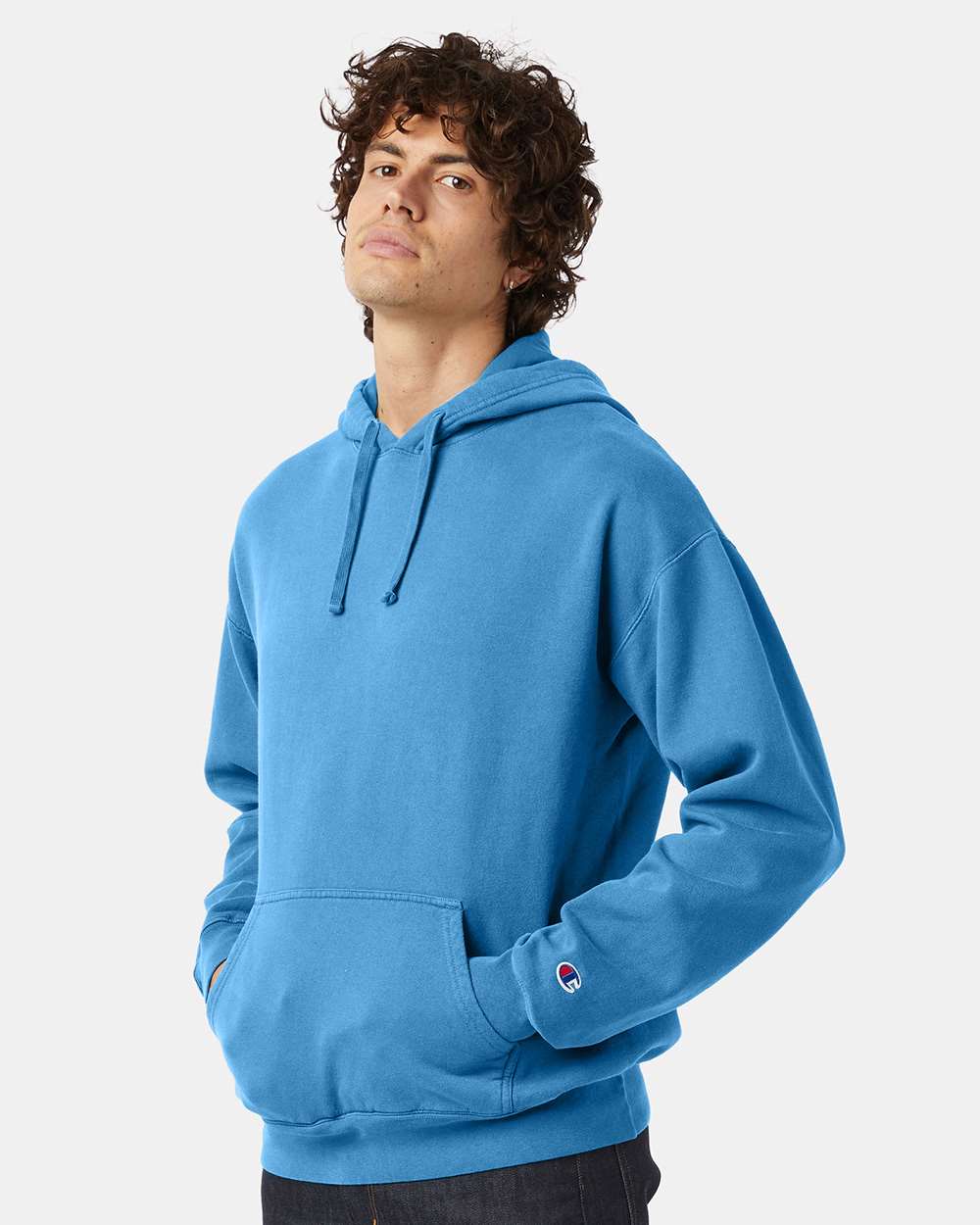 Champion-CD450-Garment-Dyed Hooded Sweatshirt - Image 24