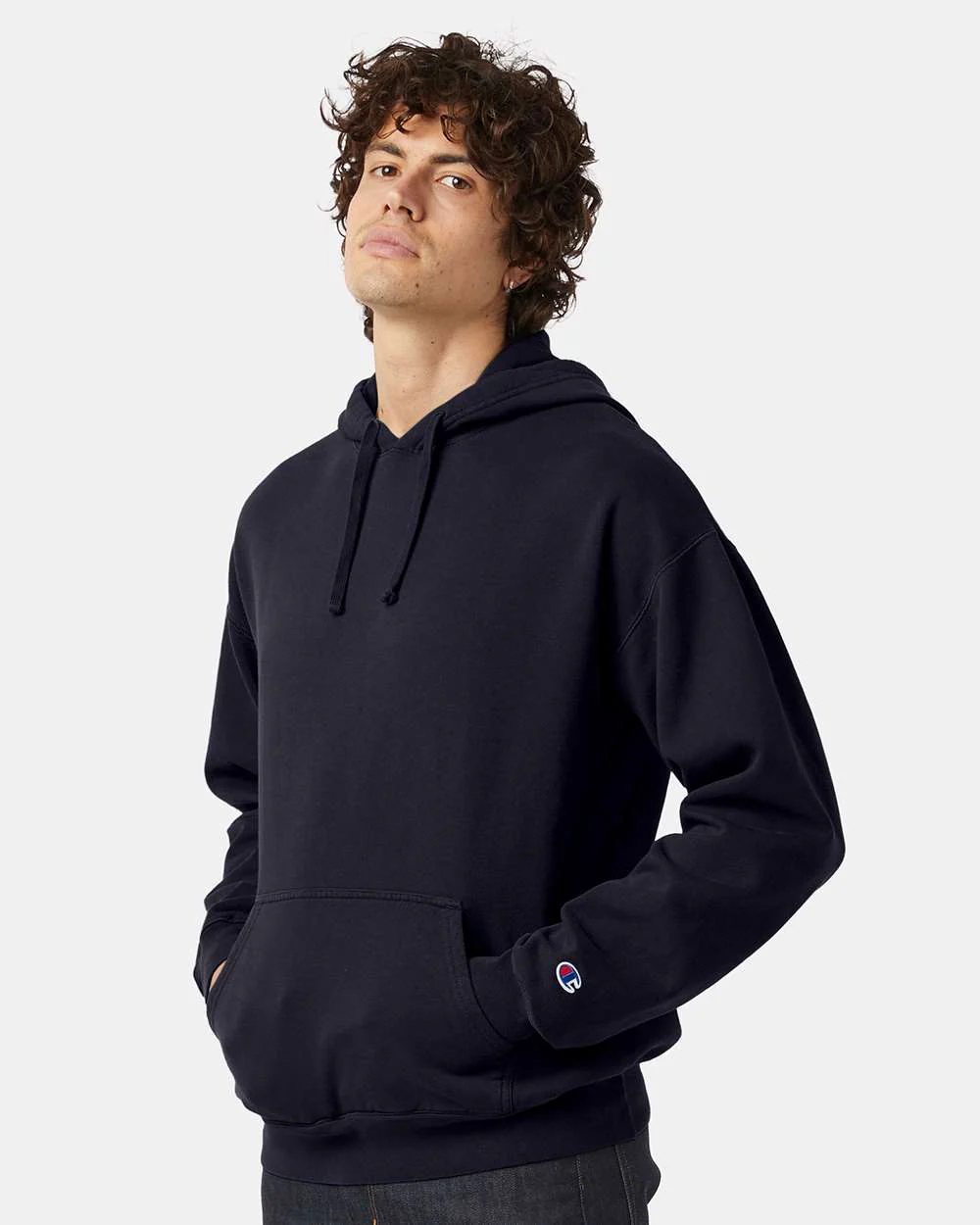 Champion-CD450-Garment-Dyed Hooded Sweatshirt - Image 30