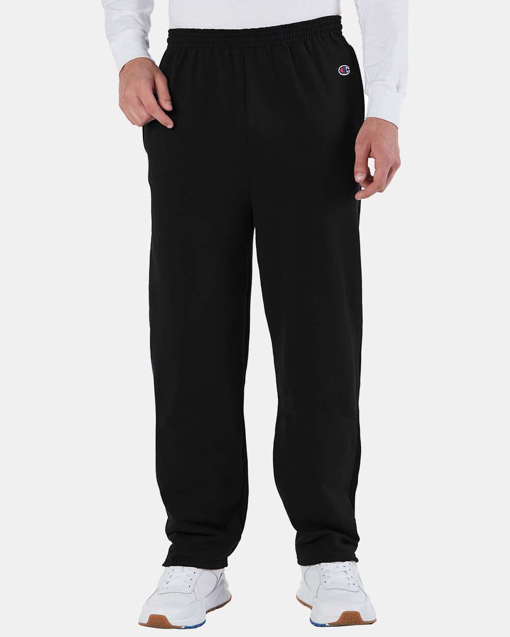 Champion-P800-Powerblend® Open-Bottom Sweatpants with Pockets - Image 5