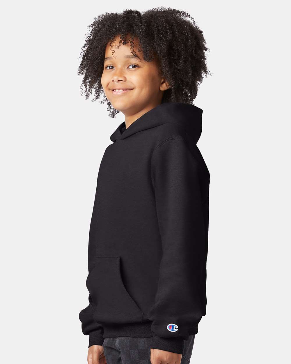 Champion-S790-Powerblend® Youth Hooded Sweatshirt - Image 6