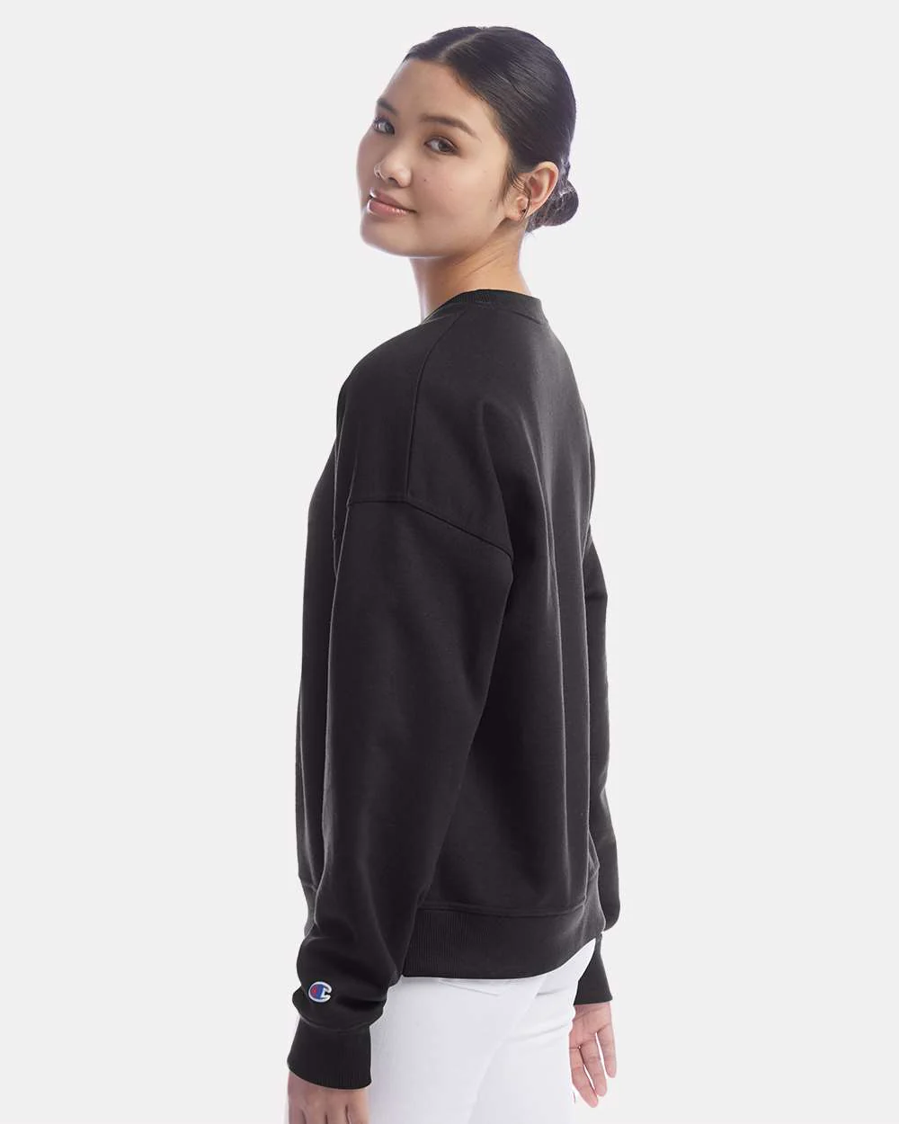 Champion-SL650-Powerblend® Women's Crewneck Sweatshirt - Image 6