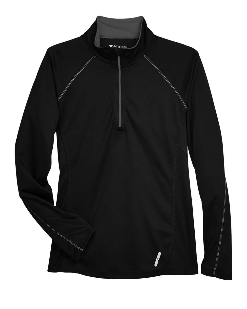 North End-78187-Women's Radar Quarter-Zip Pullover Performance Top - Image 2