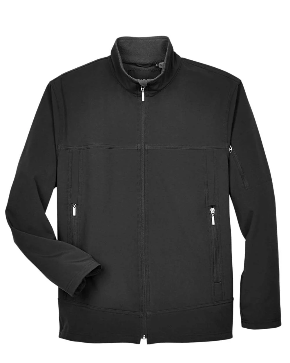 North End-88099-Men's Three layer Fleece Performance Soft Shell Jacket - Image 2