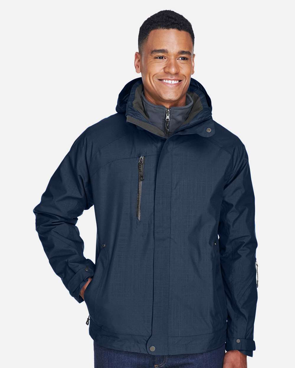 North End-88178-Men's Caprice 3-in-1 Jacket with Soft Shell Liner - Image 9