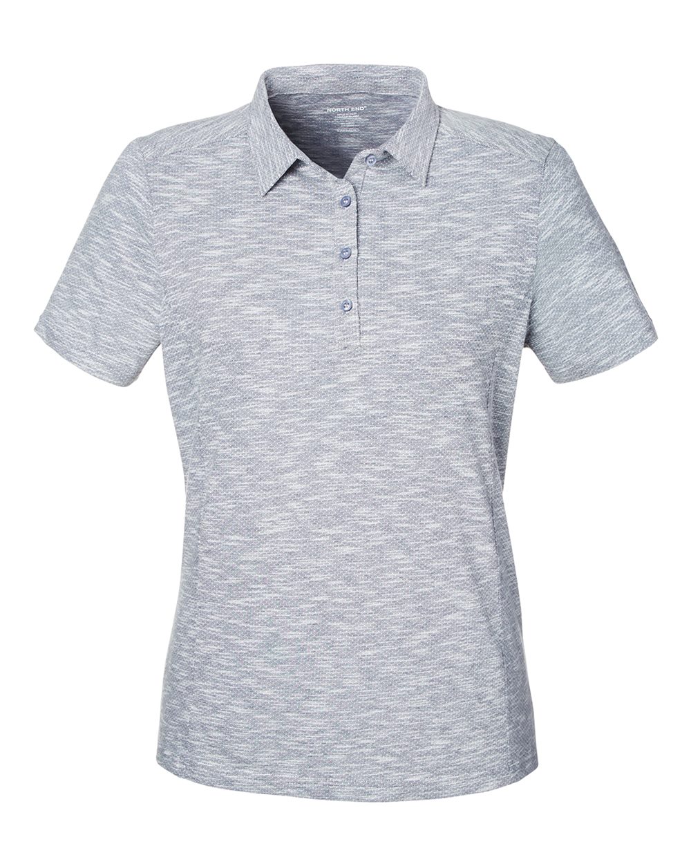 North End-NE115W-Women's Eclipse Jacquard Polo - Image 2
