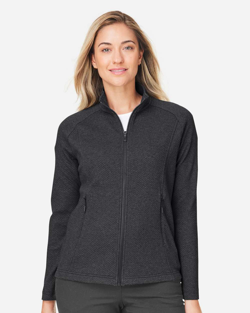 North End-NE727W-Women's Spirit Textured Full-Zip - Image 5